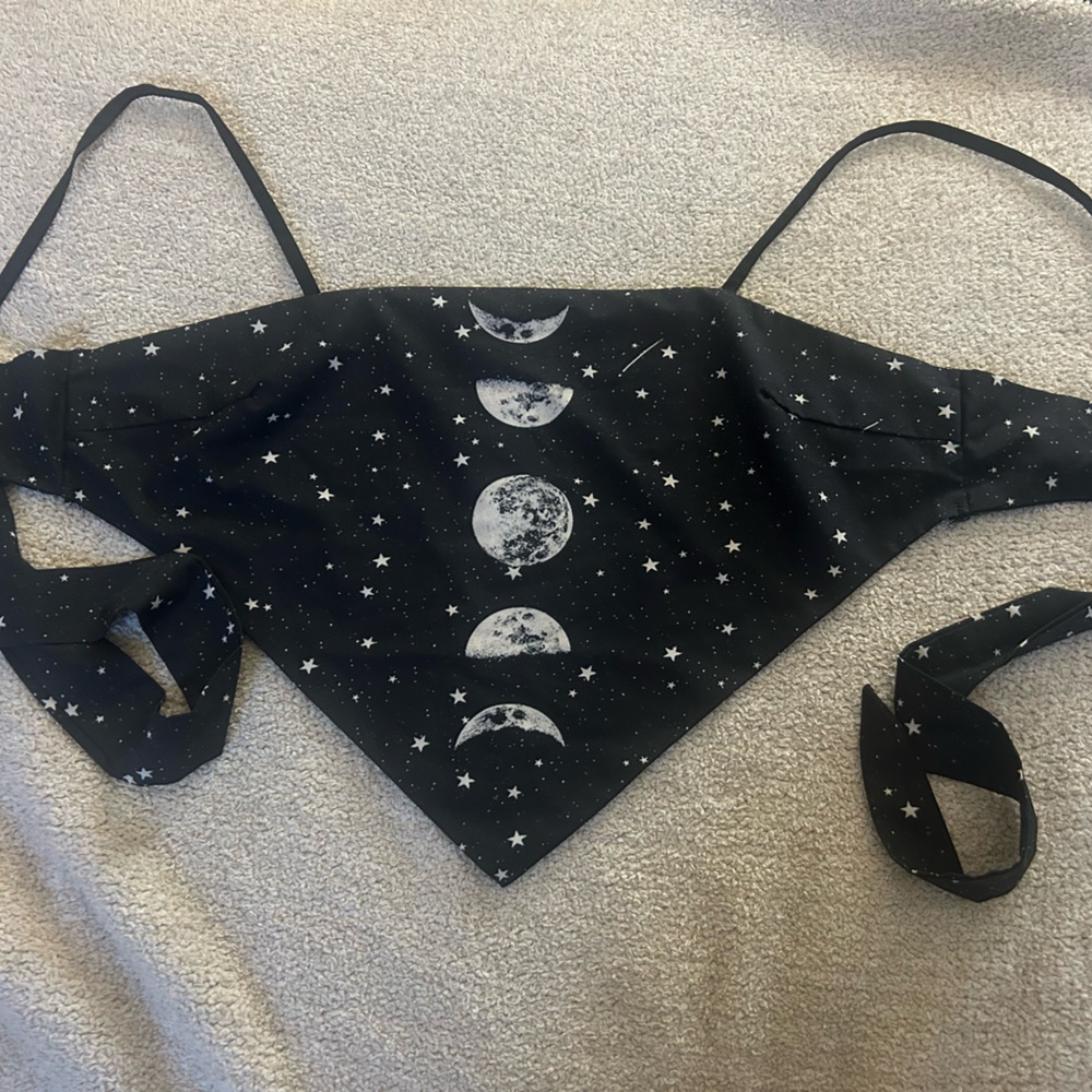 Silk bandana tie shirt